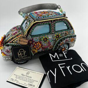 Mary Frances Sunny Drive Novelty Top Handle Bag